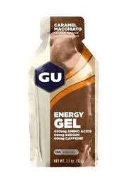 GU Energy Gel 40mg Caffein, 20mg Caffein, 0 Caffein