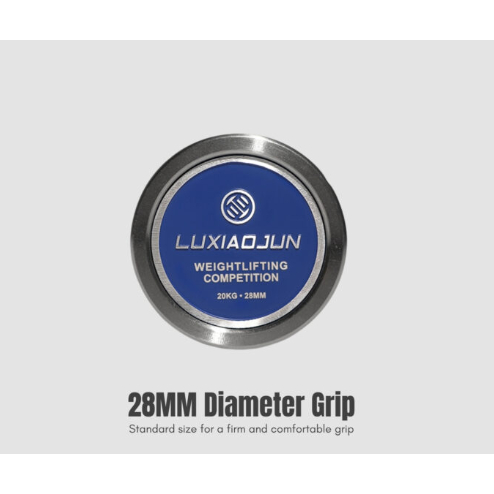 Barbell Luxiaojun Competition Weighlifting Bar IWF Standard and Approve by International Weighlifting Federation