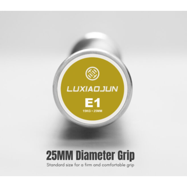 Barbell Luxiaojun E1 Training Bar untuk weighlifting dan powerlifting