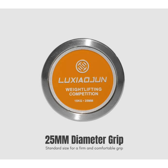 Barbell Luxiaojun Competition Weighlifting Bar IWF Standard and Approve by International Weighlifting Federation