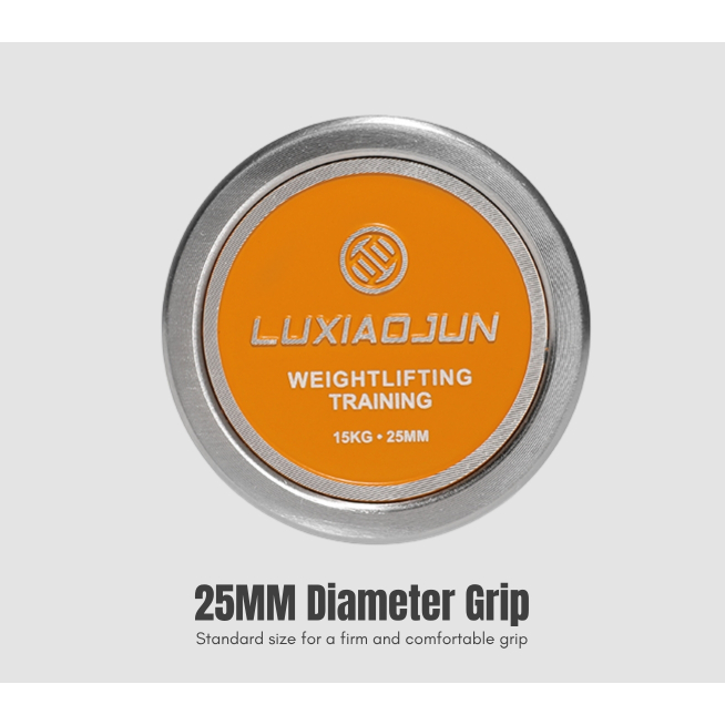 Barbell Luxiaojun Weighlifting Training Bar IWF Standard and IWF Approve