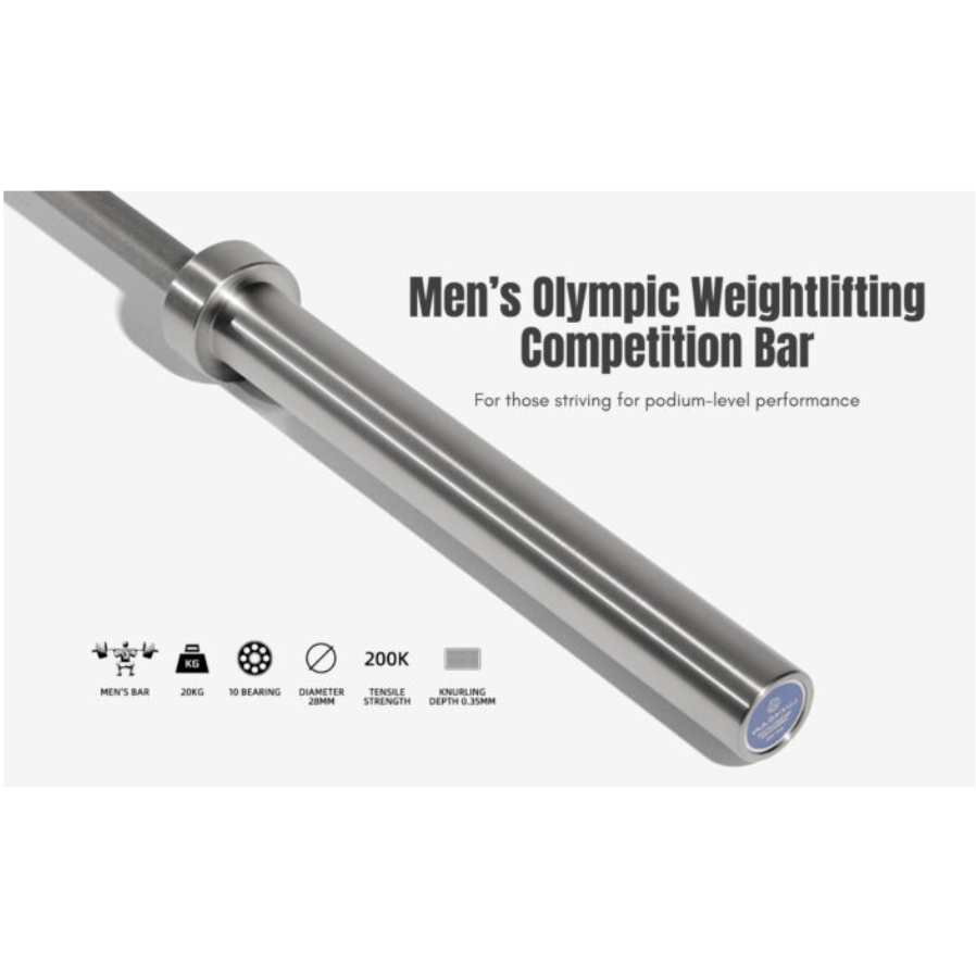 Barbell Luxiaojun Competition Weighlifting Bar IWF Standard and Approve by International Weighlifting Federation