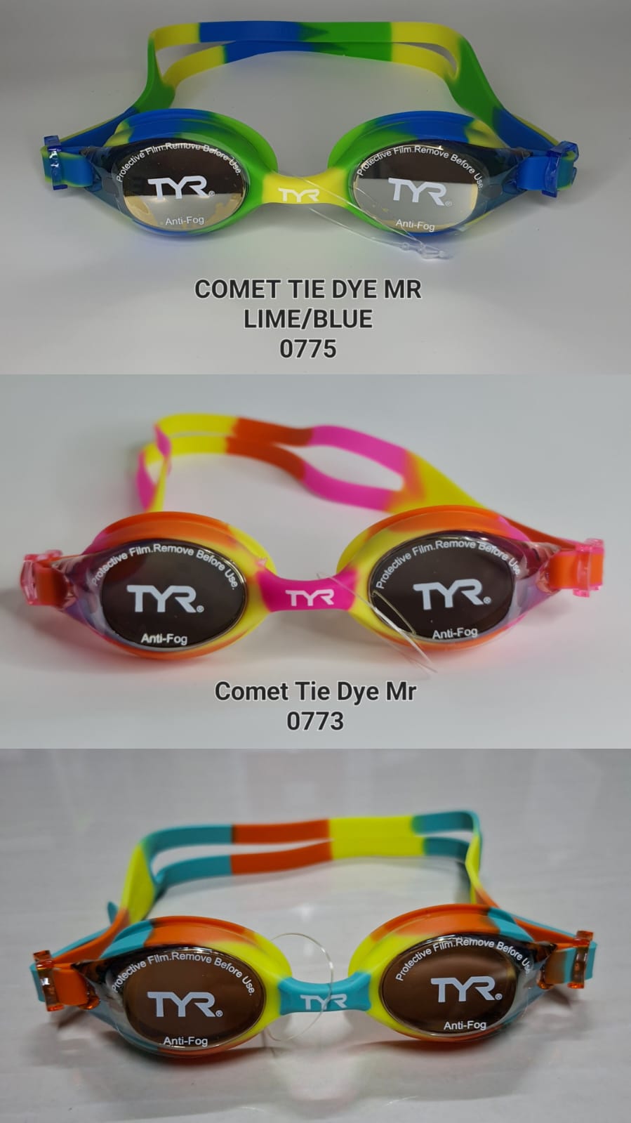 Kacamata Tyr Comet Tie Dye Mirror Junior